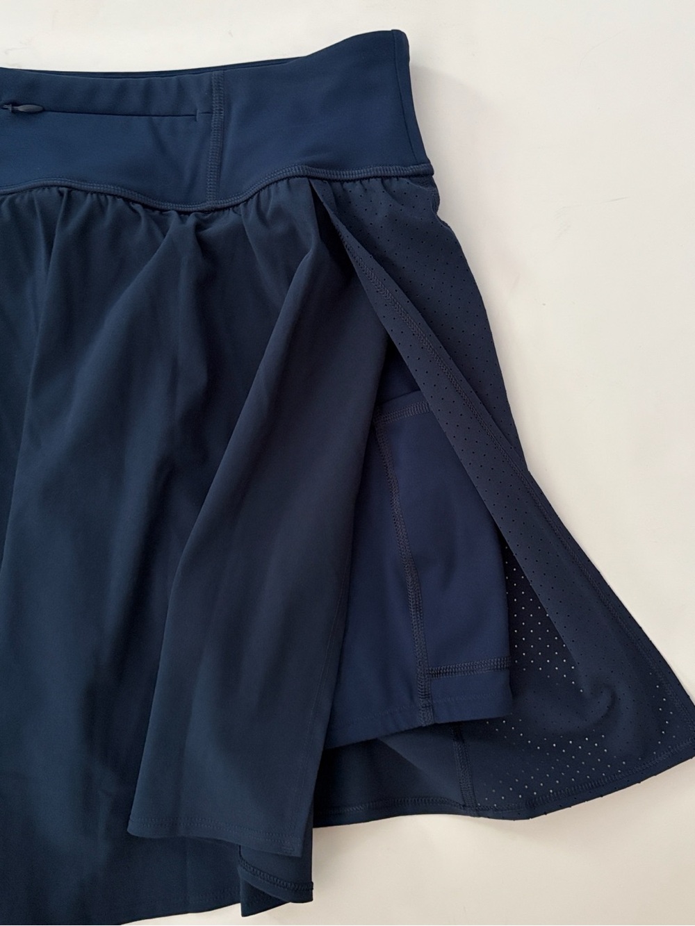 SPANX SPANXshape™ Get Moving 17-Inch Skort Tennis Golf Skirt Navy Blue Small - Picture 10 of 15